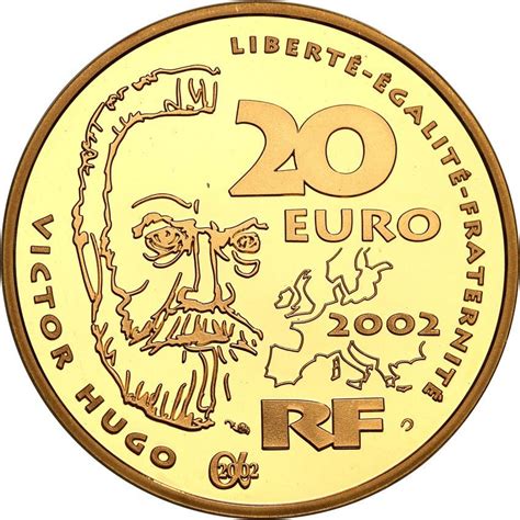 Francja 20 Euro 2002 Gavroche Victor Hugo Archiwum Niemczyk Pl