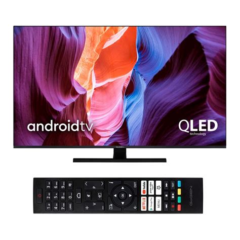 Telewizor SMART Android TV UHD 4K QLED 65 Cali WiFi BT APLIKACJE