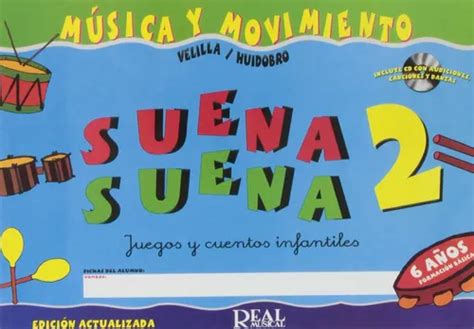 Livro Fisico Suena Suena 2 juegos Infantiles Fichas 6 Años