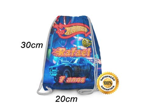 Mochilinha Aniversario Festa Hot Wheels Elo Produtos Especiais