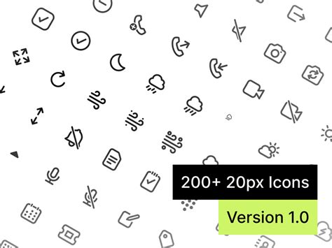 20px Free Icons Set For Figma Theme Ui