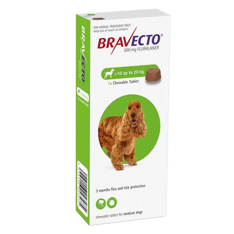 Bravecto dog 10-20kg tablete 1x500mg - Didiša | Pet shop