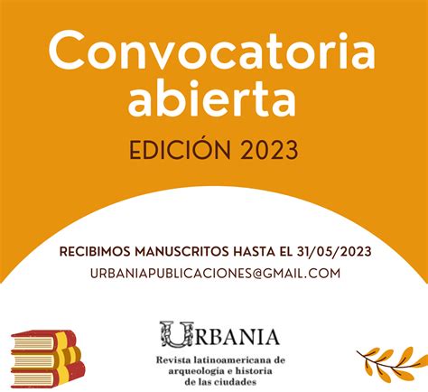 recepción de manuscritos Urbania Revista latinoamericana de