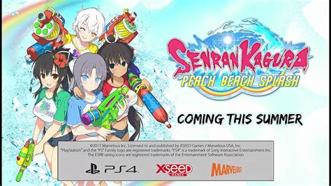 SENRAN KAGURA Peach Beach Splash E3 2017 Trailer YouTube