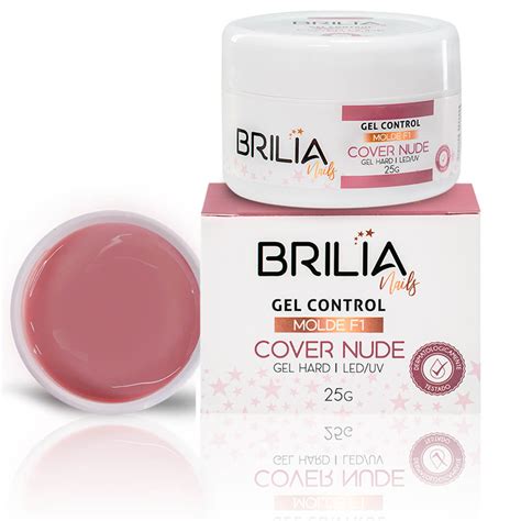 Gel Control Nude Rosé Brilia Nails Produtos Para Alongamento de Unhas