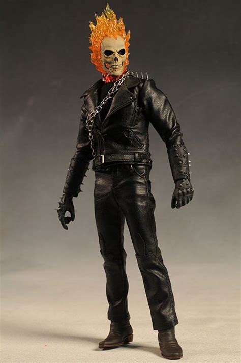 Hot Toys Ghost Rider Hellcycle action figure Ghost rider Super herói Motoqueiro fantasma