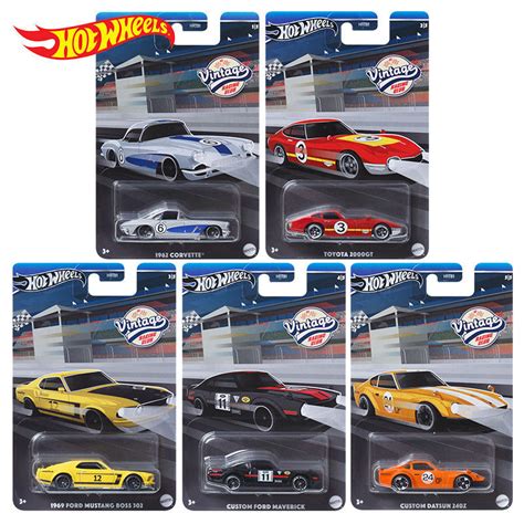 BTF Hot Wheels Silver Standard Retro Racing Club Mercedes Benz Bmw Porsche Suit Car Alloy Car