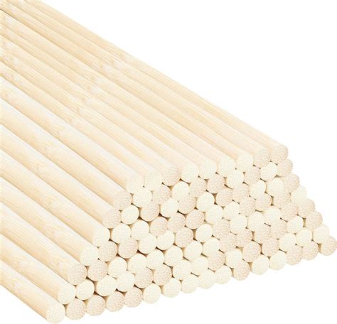 Belle Vous Set Da Bastoncini Legno Per Modellismo Bamboo Rotondi