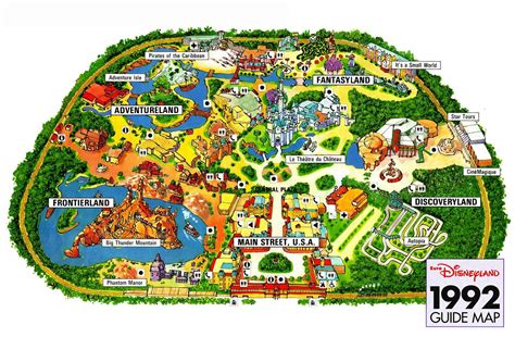 Disneyland Paris Map - barnlegs