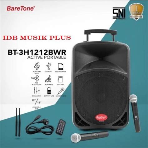 Jual Speaker Portable 12 BareTone BT 3H1212BWR BT3H1212BWR Di Lapak