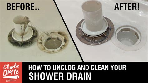 How To Unclog And Clean Your Shower Drain Youtube