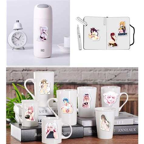 Pcs Sexy Girl Anime Stickers For Adults Cute Lady Loli Bunny Girl Hentai Waifu Fashion