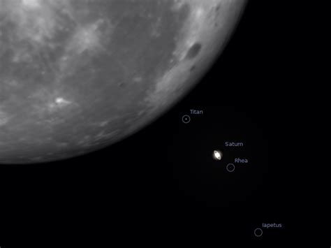 Occultation of Saturn by the Moon Tonight (14 May, 2014)