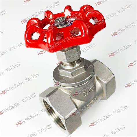 Stainless Steel Industrial Manual Female Thread Water Globe Valve Stop