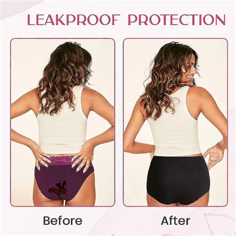 3 Pieces High Waist Leak Proof Panties Leak Proof Underwear For Women