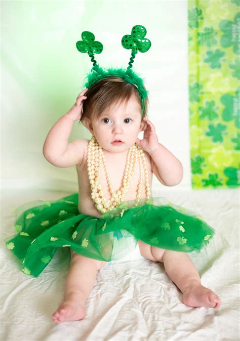 Free Images : leaf, flower, cute, green, child, clothing, clover, dress