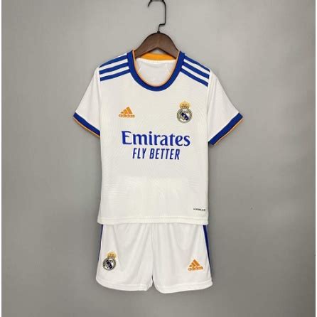 Conjunto De Time Infantil Real Madrid Vini Jr Vinicius Benzema Uniforme