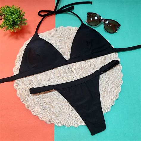 BIQUINI GLAMOUR TOP TRIÂNGULO CALCINHA FIO FITA Sex Shop e Moda Intíma Cajati Vale do Ribeira