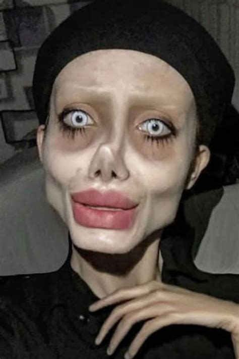 ‘zombie Angelina Jolie Lookalike Shows Off Real Face After Release