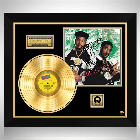 Eric B And Rakim Paid In Full Gold Lp Limited Signature Edition Custom