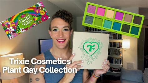 Trixie Cosmetics Plant Gay Collection First Impression Swatches Tutorial YouTube