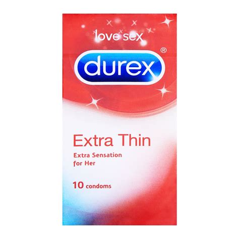 Purchase Durex Extra Thin Extra Sensation For Her Condoms 10-Pack ...