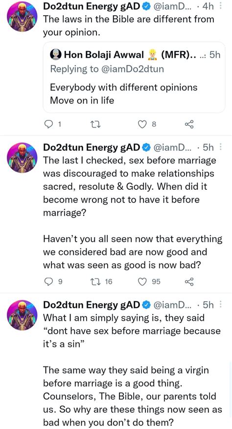 When Did It Become Wrong To Not Have Sex Before Marriage OAP Dotun Questions Those Condemning