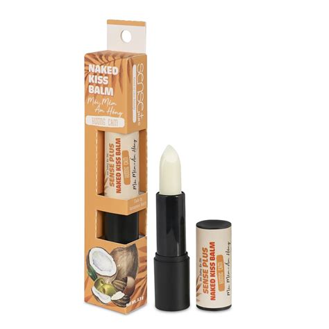 Son Dưỡng Môi Sense Plus Tinh Chất Dừa Hương Cam Naked Kiss Balm 5g