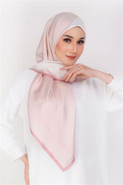 Elia Printed Square Nude Pink Jasmina