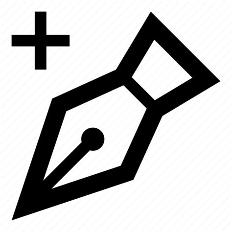 Add Anchor Pen Plus Point Tool Icon