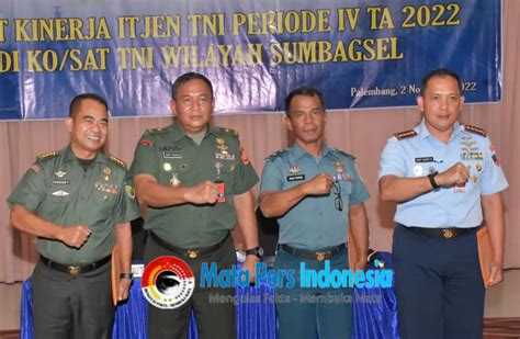 Taklimat Akhir Audit Kinerja Itjen TNI Periode IV TA 2022 Di Wilaya