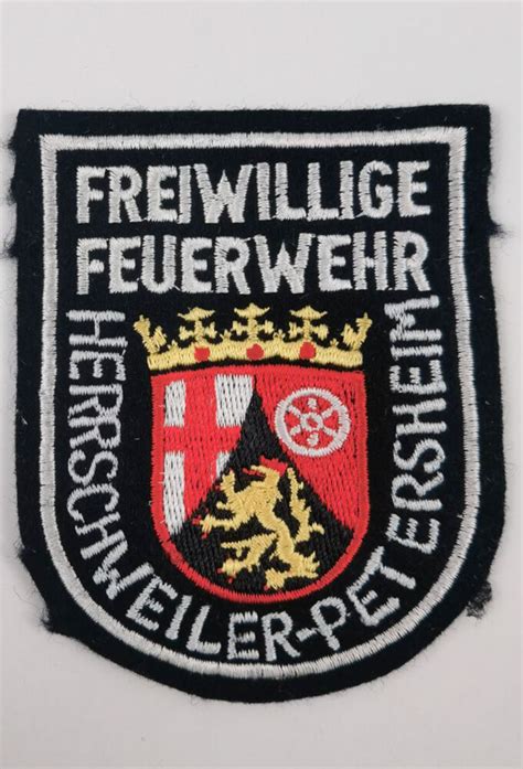 Rmelabzeichen Freiwillige Feuerwehr Herrschweiler Petersheim