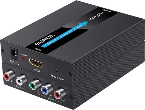 Conversor Hdmi Para Componente Fun O Scaler Easycel Alum Nio