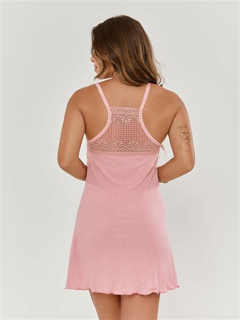 Comprar Camisola Canelada A Partir De R Ver Nica Lingerie