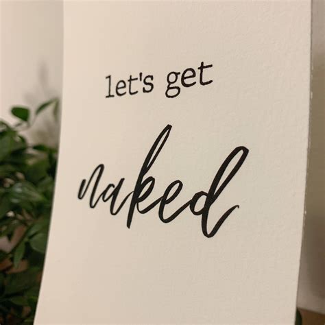 Let S Get Naked Print Wall Decor Etsy