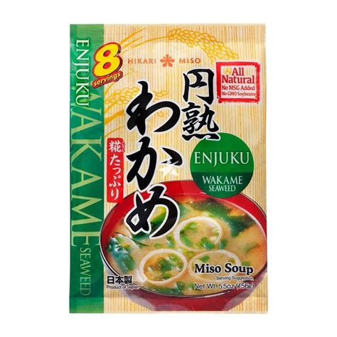 Hikari Enjuku Instant Miso Soup Wakame Seaweed Servings G