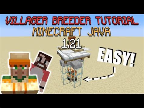 Villager Breeder TUTORIAL Minecraft Java 1 21 YouTube