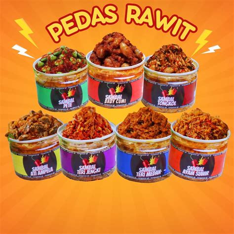 Jual SAMBAL SAMBEL CUMI ASIN TERI MEDAN TERI JENGKI PETE ATI