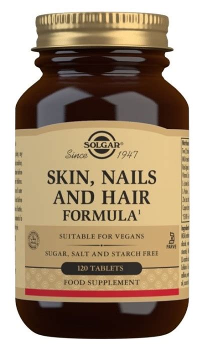 Köp Solgar Skin, Nails & Hair 120 tabletter på apotea.se
