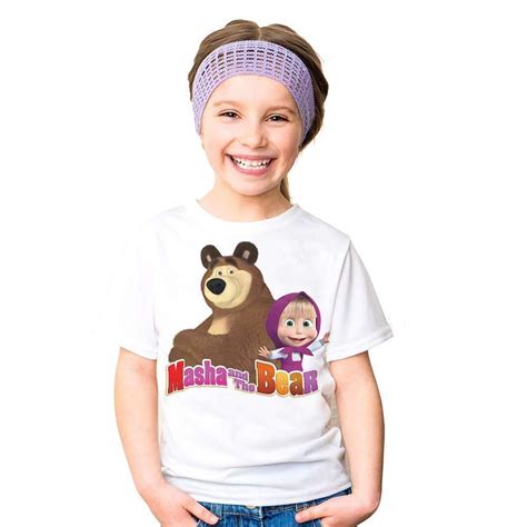 Masha And Bear T Shirt Masha Et Lours Vetements T Shirt