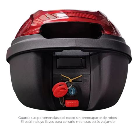 Caja Porta Equipaje Para Moto Eo Safe Imports Negro Coppel