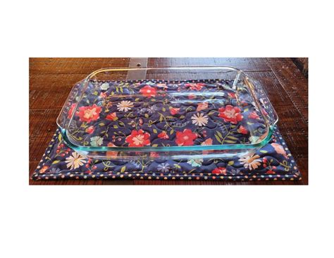 Extra Large Casserole Hot Pad Quilted Large Pot Holder Etsy