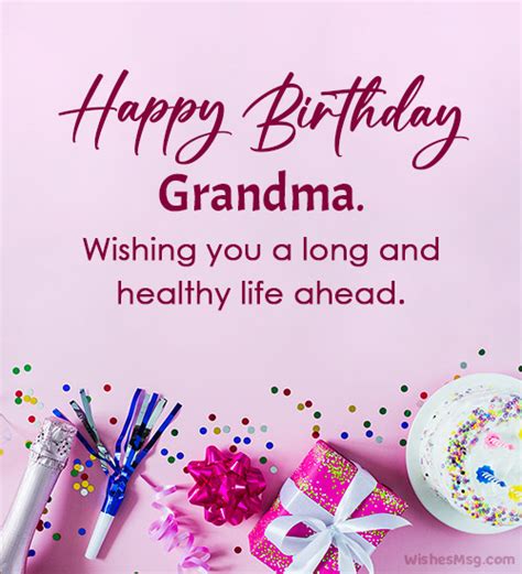 40 Birthday Wishes For Grandmother Happy Birthday Wishes
