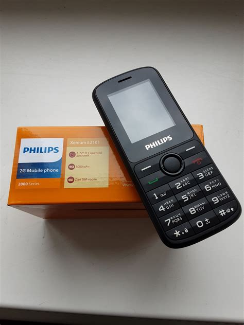 Мобильный телефон Philips Xenium E2101 Черный 8712581799687 — купить по ...