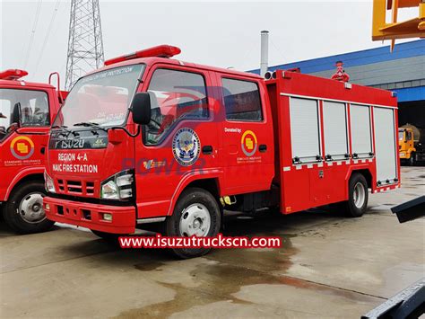 Hot Selling Isuzu 600p Water Tender Fire Truck In China Powerstar Trucks