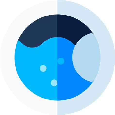 Washing Machine Basic Rounded Flat Icon