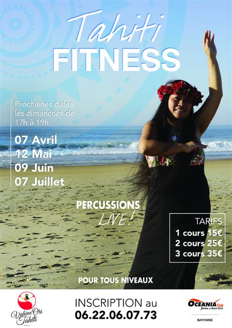Ori Fitness Avril Juillet Vahine Ori Tahiti Anglet
