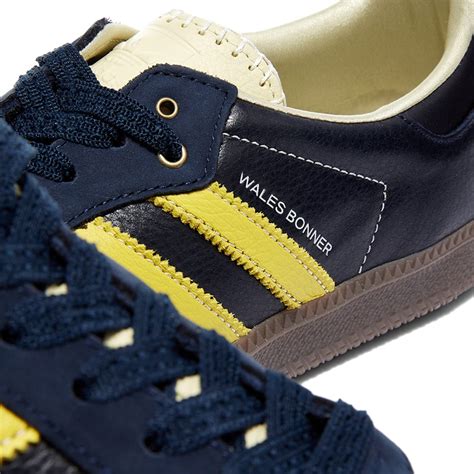 Adidas x Wales Bonner Samba Navy, White & Yellow | END. (US)