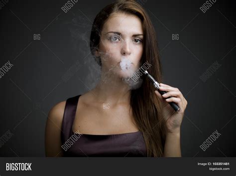 Elegant Woman Smoking Image And Photo Free Trial Bigstock