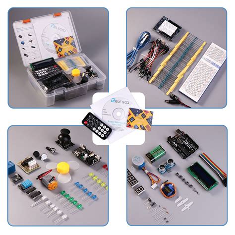 Composants Lectroniques Basic Starter Kit Uno R Breadboard Del Lcd